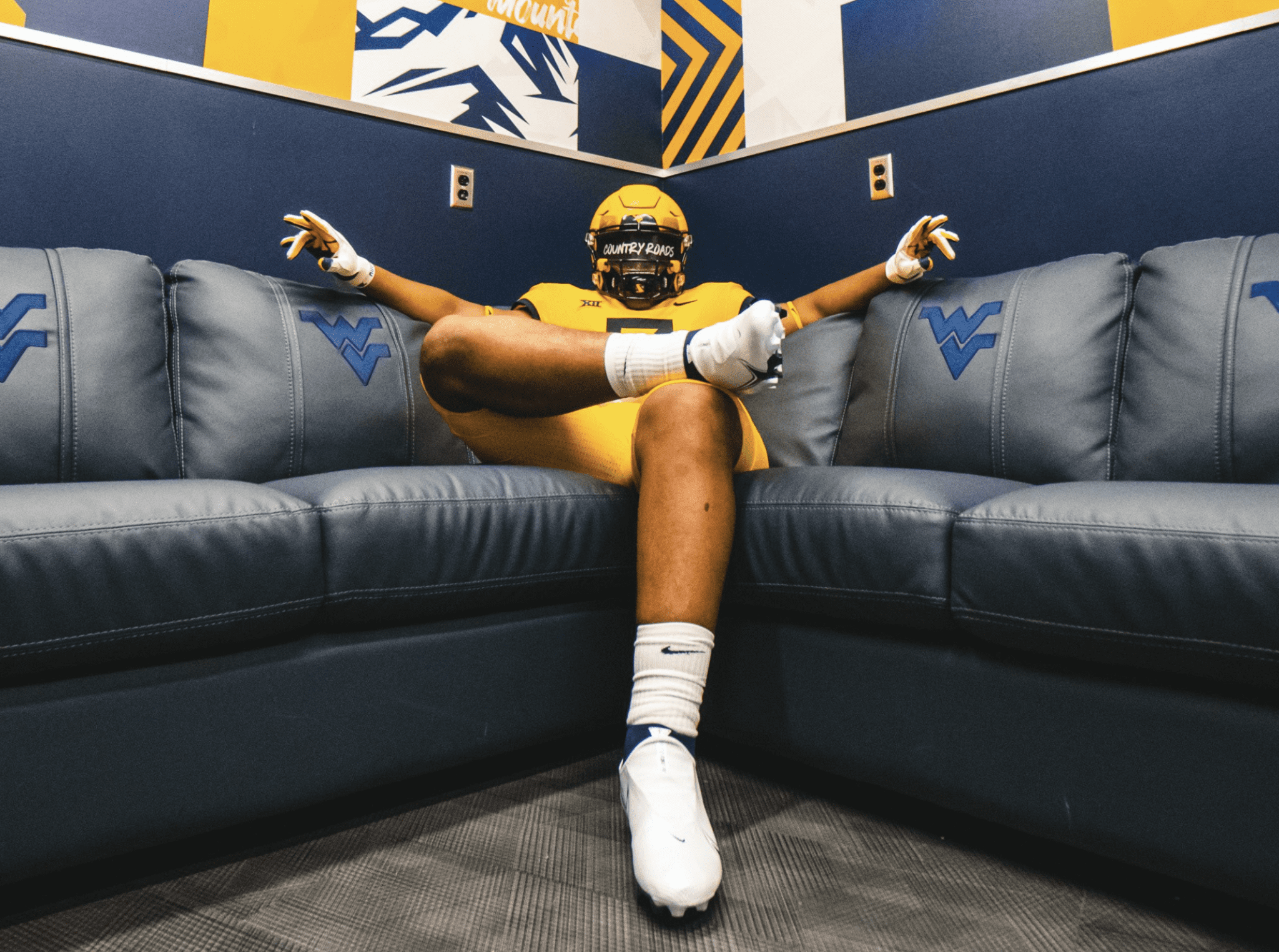 WVU Football DL Quintin Goins